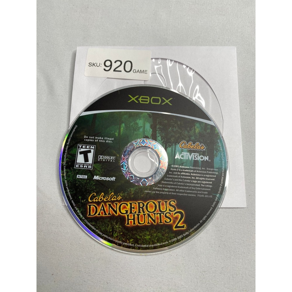Cabelas Dangerous Hunts 2 Microsoft Xbox